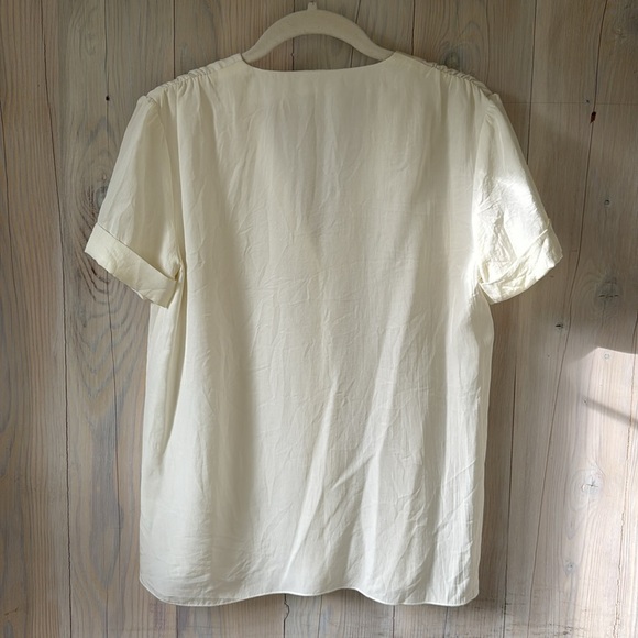 Aritzia Wilfred Cream Blouse Size XS - Picture 2 of 9